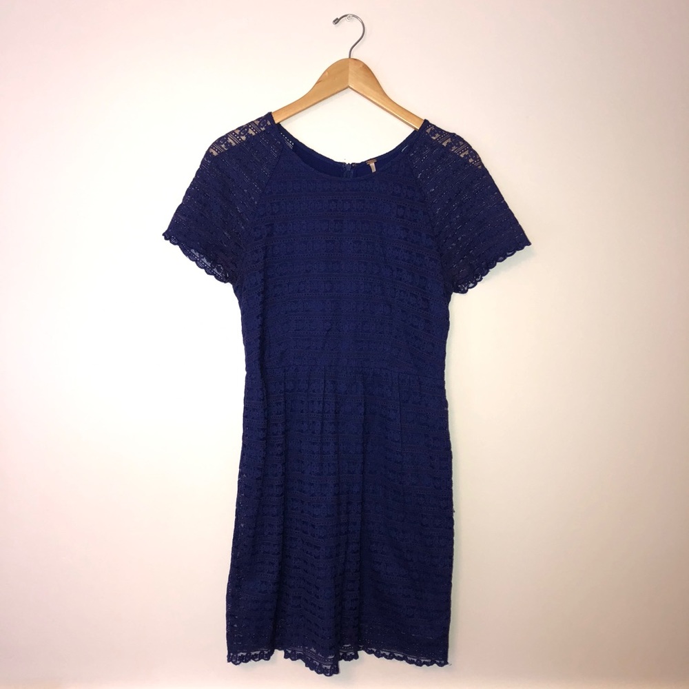 Free People Purple Lace Dress